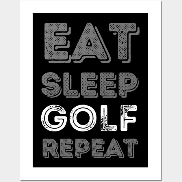 The golf father, funny golf, golf dad, golf lover Wall Art by Maroon55